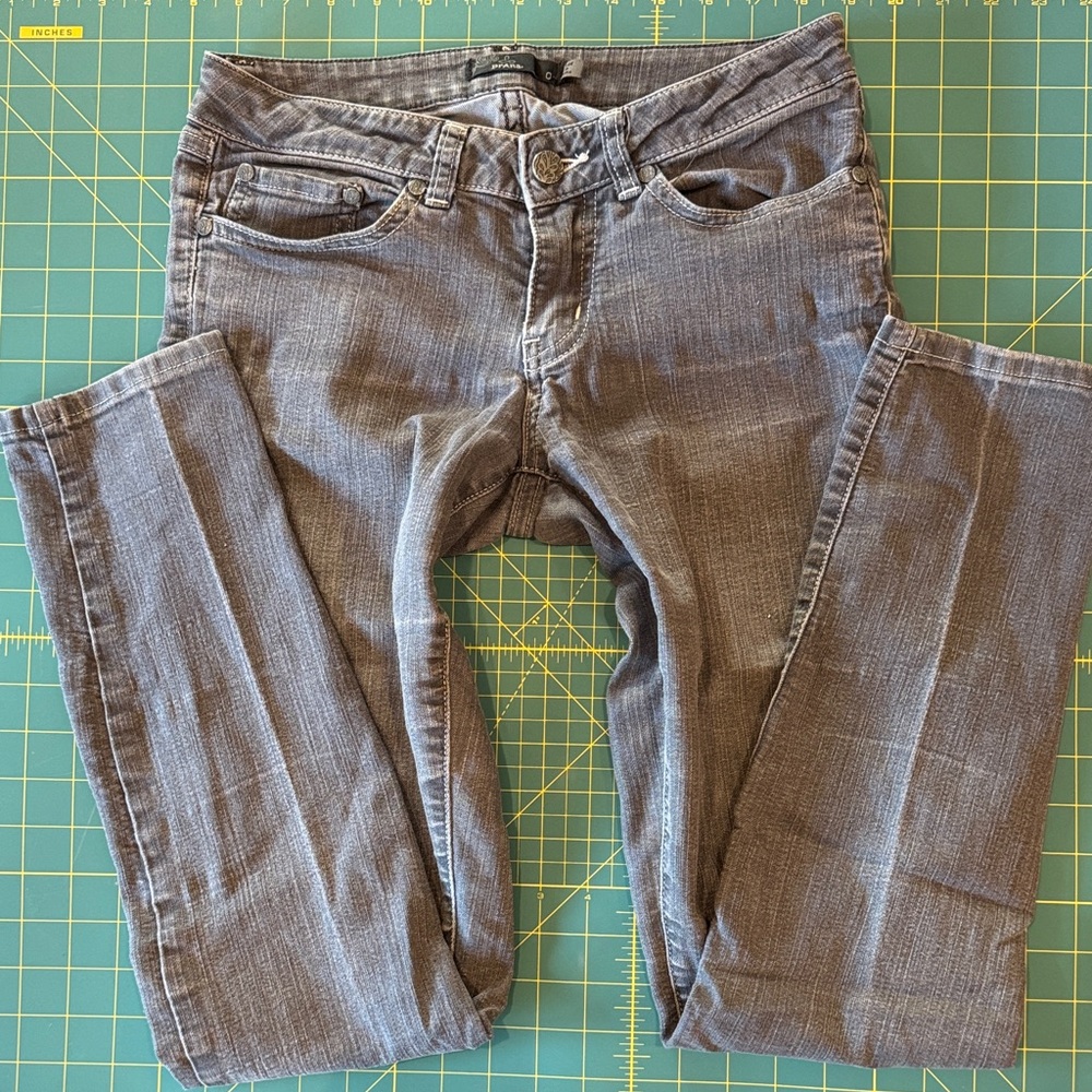 Prana women's organic Jeans in Gray denim